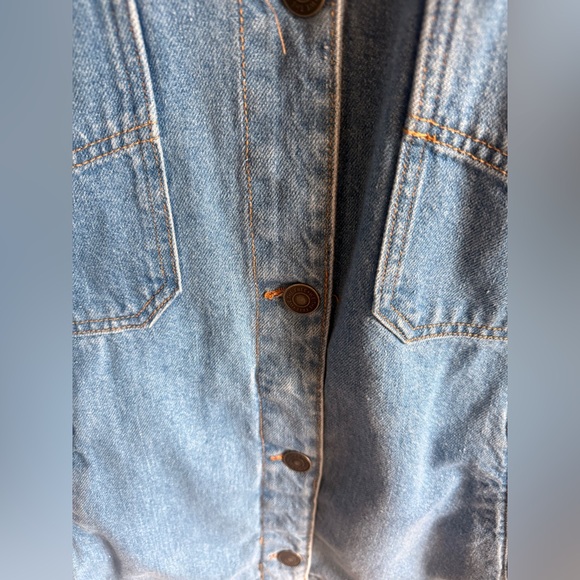 We the Free People Madison City Denim Barn Jacket - Picture 10 of 13